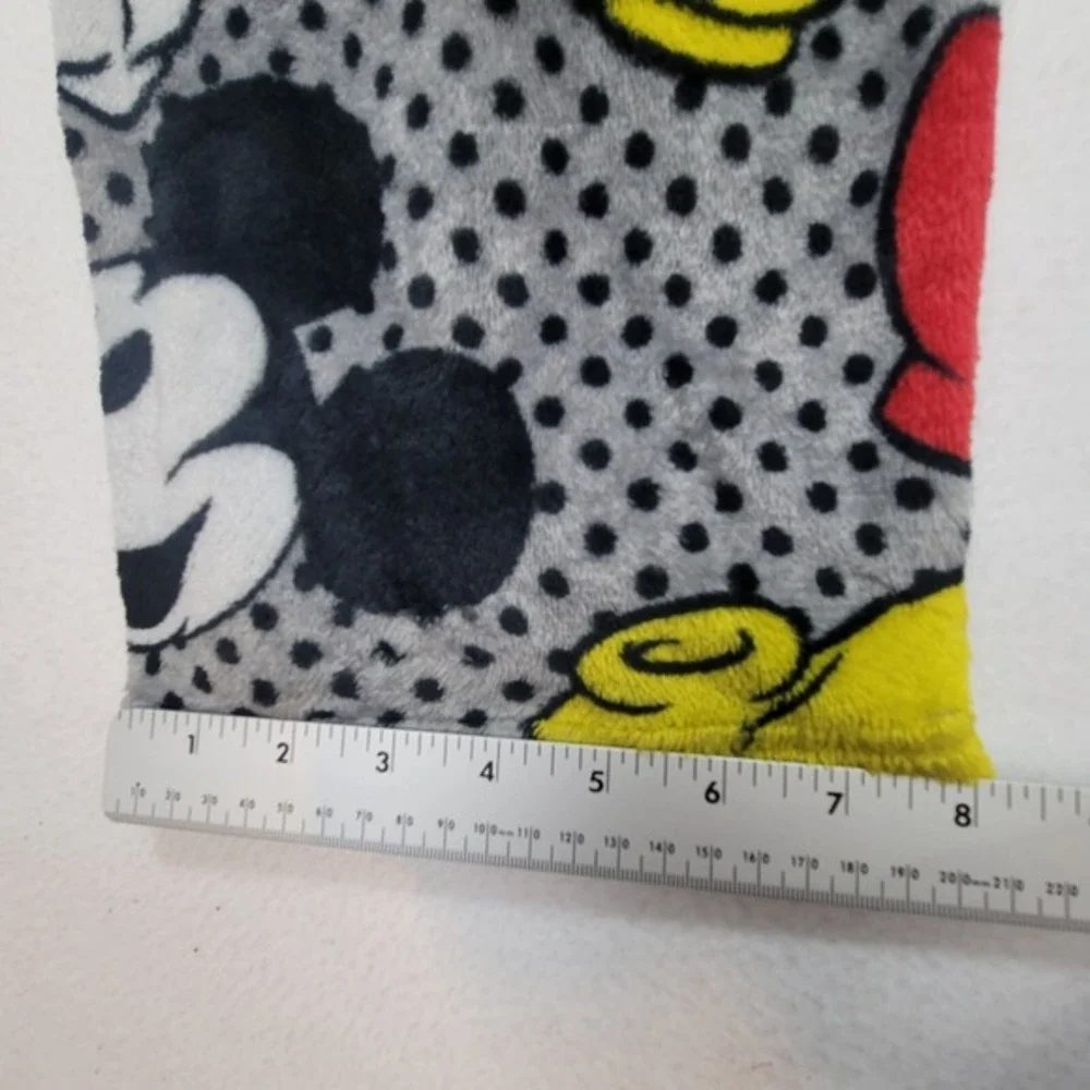 Disney Mickey Mouse Womens Pajama Pants Large Fleece Lounge Sleepwear Drawstring - Picture 8 of 13